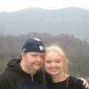 A pic of me and dad with the big beautiful Virginia mountains behind us.